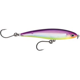 Rapala X-Rap&reg; Twitchin&rsquo; Minnow 4" Purple Chartreuse