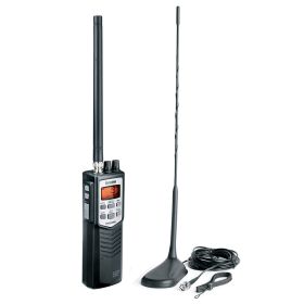 Uniden Pro501Tk Handheld Cb Radio W/High Gain Magnetic Mount Antenna
