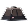 Coleman 4-Person Cabin Camping Tent w/Instant Setup - Black