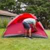 Coleman 6-Person Flatwoods II&trade; Lightweight Dome Camping Tent - Red