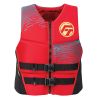 Full Throttle Men'S Rapid-Dry Flex-Back Life Jacket - Xl - Red/Black