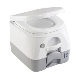 Dometic&Trade; 974 Msd Portable Toilet W/Mounting Brackets - 2.6 Gallon - Grey