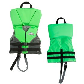 Stearns Infant Heads-Up&Reg; Nylon Vest Life Jacket - Up To 30Lbs - Green