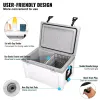 Insulated Portable Cooler, 52 qt, Ice Retention Hard Cooler with Heavy Duty Handle, Ice Chest Lunch Box for Camping, Beach, Picnic, Travel, Outdoor