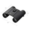 Nikon® TRAILBLAZER II Compact Waterproof 10x25 Binoculars with Neck Strap, Case, and Caps for Paddlesports, Boating, Lake, Beach, Rain, Sleet, Snow