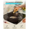 BLACK+DECKER™ 5-Qt. Cast-Iron Dutch Oven with 10.25-In. Skillet Lid, Pre-Seasoned, Bronze Finish with Polished Interior, BDK202BR