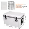 Insulated Portable Cooler, 52 qt, Ice Retention Hard Cooler with Heavy Duty Handle, Ice Chest Lunch Box for Camping, Beach, Picnic, Travel, Outdoor