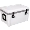 Insulated Portable Cooler, 52 qt, Ice Retention Hard Cooler with Heavy Duty Handle, Ice Chest Lunch Box for Camping, Beach, Picnic, Travel, Outdoor