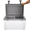 Insulated Portable Cooler, 52 qt, Ice Retention Hard Cooler with Heavy Duty Handle, Ice Chest Lunch Box for Camping, Beach, Picnic, Travel, Outdoor