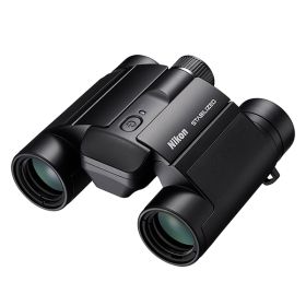 Nikon® STABILIZED 10x25 S Binoculars for Image Stabilization with Case, Neck Strap, Batteries, and Lens Covers
