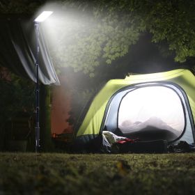Outdoor LED Camping Light, 12V 10000 Lumen Super Bright Portable Outdoor Lights with Telescoping Pole Suction Cup Magnetic Base