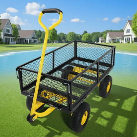 Wagon Cart Garden cart trucks make it easier to transport firewood
