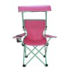 Kids Canopy Chair with Safety Lock (125 lb. Capacity), Pink/Green