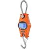 Digital Crane Scale, 660 lbs/300 kg, Industrial Heavy Duty Hanging Scale with Cast Aluminum Case & LCD Screen, Handheld Mini Crane with Hooks for Farm