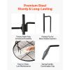 Heavy Duty Swivel Campfire Grill, 24.4" Round Portable Camping Grill Grate, Sturdy Steel BBQ Mesh