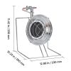 Propane Tank Top Heater, for 1lb Small Tanks and 5-40lb Large Tanks, 18000 BTU Rapid Heating 180-Degree Infrared Radiant Tank Top Gas Heater