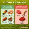 2 PCS Skewers for Grilling, Kabob Skewers with Wood Handle, Reusable BBQ Barbecue Sticks for Marshmallow, Hot Dog, Meat, Vegetable