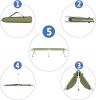 Portable Folding Camping Cot with Carrying Bag Army (Green)