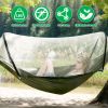 Fresh Fab Finds Camping Hammock with Mosquito Net 3-in-1 Portable Hammock Tent with Built_x001E_In Mosquito Net Dual-Way Zippers 440lbs Capacity Attac