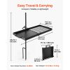 Heavy Duty Swivel Campfire Grill, 24" Portable Camping Grill Grate & Griddle, Sturdy Steel BBQ Mesh, 360° Height Adjustable Over Fire Pit Equipment