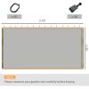 Replacement Mesh Sidewall Netting for 10' x 10' Gazebos and Canopy Tents with Zippers, (Sidewall Only) Beige