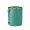 72 Gallon Yard Waste Bag 3-Pack, Large Reusable Collapsible Garden Leaf Trash Container, 26.4x30 Inch