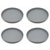 4 Pack Bpa Free 7" Round Plates In Assorted Colors