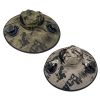 Camouflage Outdoor Hat With Dual Cooling Fans Solar And Usb Rechargeable