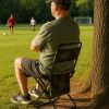 Camouflage Foldable Chair With Zipper Gear Pouch