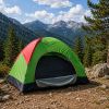 4 Person Camping Tent With Stakes