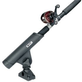 Scotty Rodmaster II Rod Holder w/241 Deck/Side Mount (Color: Black)