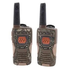 Cobra® ACXT1035R FLT Floating Waterproof 37-Mile-Range 2-Way Radios, 2 Pack (Color: Camouflage)