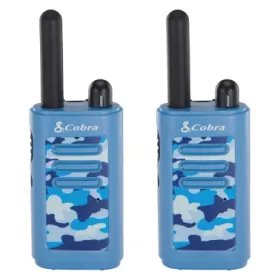 Cobra® HE150 2 Pack Kid's Hero 16-Mile Range Walkie Talkies (Color: Blue)