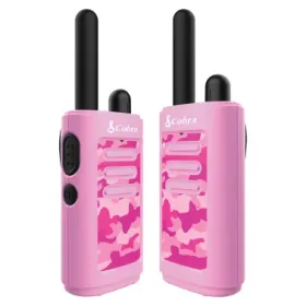 Cobra® HE150 2 Pack Kid's Hero 16-Mile Range Walkie Talkies (Color: Pink)