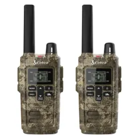 Cobra® RX380 32-Mile-Range Weather-Resistant 2-Way Radios, 2 Pack (Color: Camouflage)