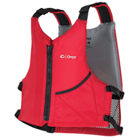 Onyx Universal Paddle Vest - Adult Universal (Color: Red)