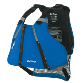 Onyx Movevent Curve Paddle Sports Life Vest - XS/SM (Color: Blue)
