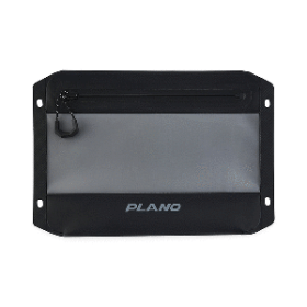 Plano Stowall&Trade; Waterproof Zip Pouch - Charcoal (Size: medium)