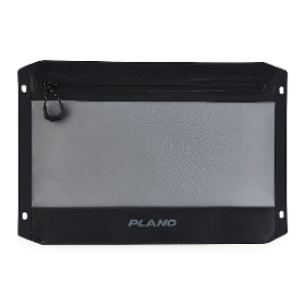 Plano Stowall&Trade; Waterproof Zip Pouch - Charcoal (Size: large)