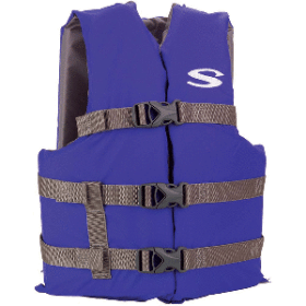 Stearns Youth Classic Vest Life Jacket - 50-90Lbs (Color: Blue)