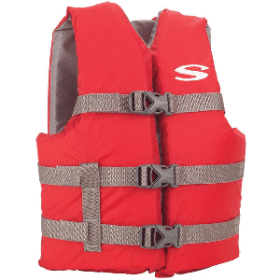 Stearns Youth Classic Vest Life Jacket - 50-90Lbs (Color: Red)