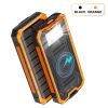 20000mAh Portable Solar Power Bank, Outdoor External Battery Charger ,2 USB Ports&1 USB-C, Built-in Bright Flashlight