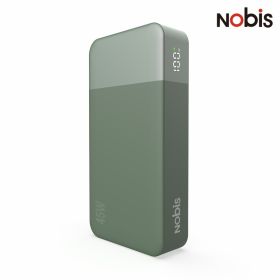 NOBIS 45W Fast Charging Power Bank 20000mAh Laotop Travel Essential Portable Cell Phone Charger with USB-C Input and Output (Color: Green)