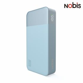 NOBIS Portable Charger 65W Fast Charging 20000mAh Power Bank for Laptop and Phone (Color: Blue)