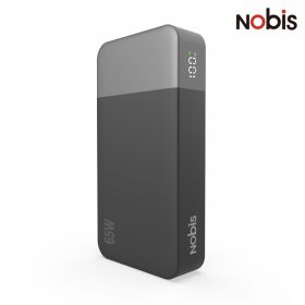 NOBIS Portable Charger 65W Fast Charging 20000mAh Power Bank for Laptop and Phone (Color: Black)