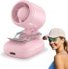 Portable Clip on Fan, 3-in-1 Hands-Free Mini Hat Fans, Battery Powered Personal Fan with 3 Speeds for Hiking, Fishing, Camping,Running, Travel