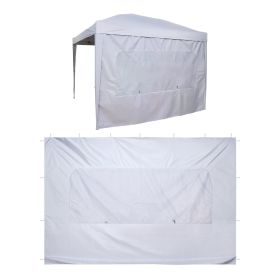 Canopy Sidewalls, Fit for 10 x 10 ft Pop Up Canopy Tent, Tent Side Walls with Waterproof and Sunlight Protection Layer for Outdoor Event Tents (Type: Window Type, Size: 1 Side, 10x10 ft)