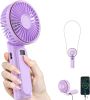 Portable Handheld Fan, Portable Fan Rechargeable, 4000mAh, 180° Adjustable, 6 Speed Wind, Display Electricity in Real Time