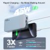 Nobis Power Bank, 20000mAh High Capacity 45W PD Fast Charging Lightweight Portable Charger for Laptop & Phone
