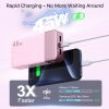 Nobis Power Bank, 20000mAh High Capacity 45W PD Fast Charging Lightweight Portable Charger for Laptop & Phone
